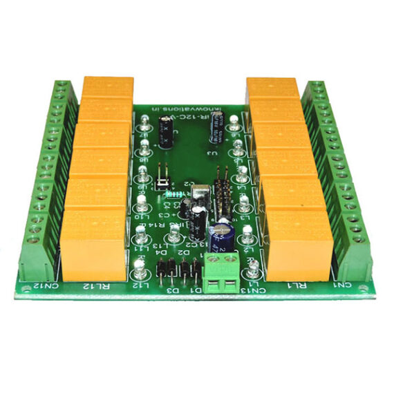 12 Ch IR Remote Relay Board – IR-12C-V