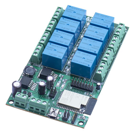 8 channel WiFi Relay board AM-36-8R-WiFi