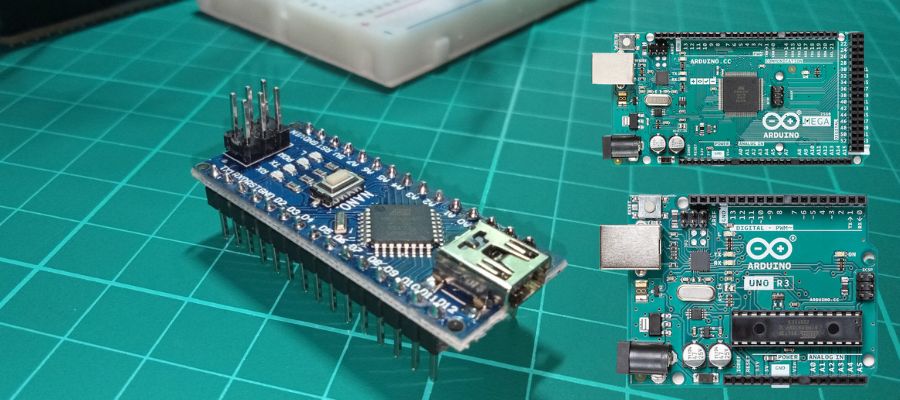 What are the differences between Arduino Uno, Mega, and Nano boards? - arnin.in
